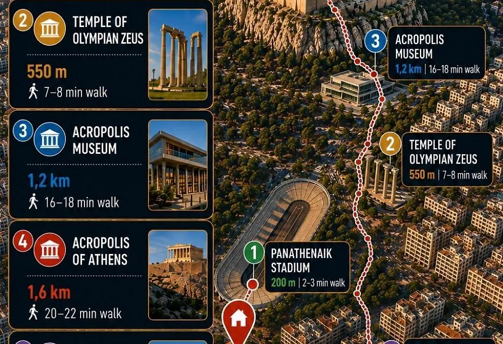 Panathenaic Stadium & Mets & Pangrati Skyline Studio & Athens View Lycabettus-1